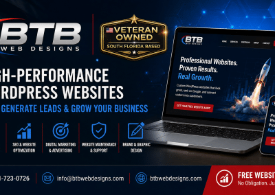 BTB Web Designs Lead Generation Website